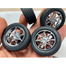 Комплект колес с резин. шиной (45мм/18,5мм)