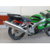 Модель мотоцикла Kawasaki зел. (1/12)