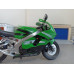 Модель мотоцикла Kawasaki зел. (1/12)