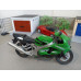 Модель мотоцикла Kawasaki зел. (1/12)