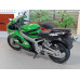 Модель мотоцикла Kawasaki зел. (1/12)