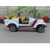Модель автомобиля Jeep CJ7 белый (1/43)