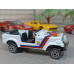 Модель автомобиля Jeep CJ7 белый (1/43)