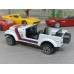 Модель автомобиля Jeep CJ7 белый (1/43)