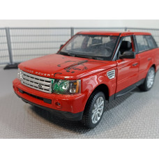Модель автомобиля Range Rover крас. (1/18)