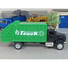 Масштабная модель грузовика Peterbilt мусоровоз (1/43)