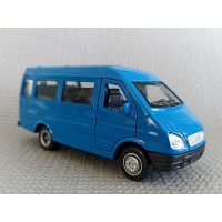 Модель автомобиля Газель синяя (1/45)