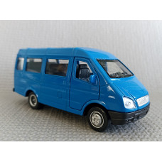 Модель автомобиля Газель синяя (1/45)