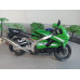 Модель мотоцикла Kawasaki зел. №2 (1/12)