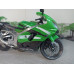 Модель мотоцикла Kawasaki зел. №2 (1/12)
