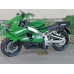 Модель мотоцикла Kawasaki зел. №2 (1/12)