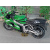 Модель мотоцикла Kawasaki зел. №2 (1/12)