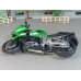 Модель мотоцикла Kawasaki зел. №2 (1/12)