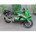 Модель мотоцикла Kawasaki зел. №2 (1/12)